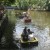 The man-made lake at Manila Zoo with tourists having boat rides The man-made lake at Manila Zoo with tourists having boat rides