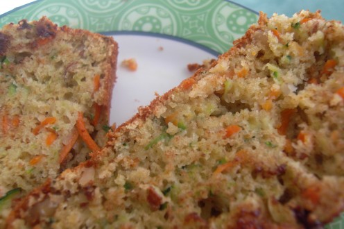 Simple vegetable cake for healthy eating