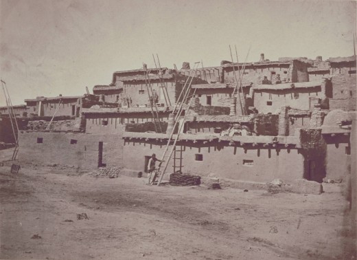 Section of South Side of Zuni Pueblo