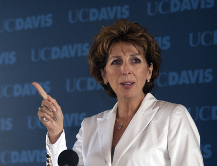 Chancellor Linda P.B. Katehi cannot protect the health and safety of students if she orders the police to remove those same students by force.