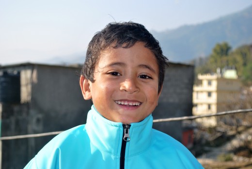 Omry, one of the boys in the orphanage.