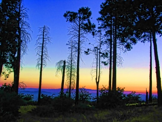 Rainbow Twilight...Running Springs, Ca.