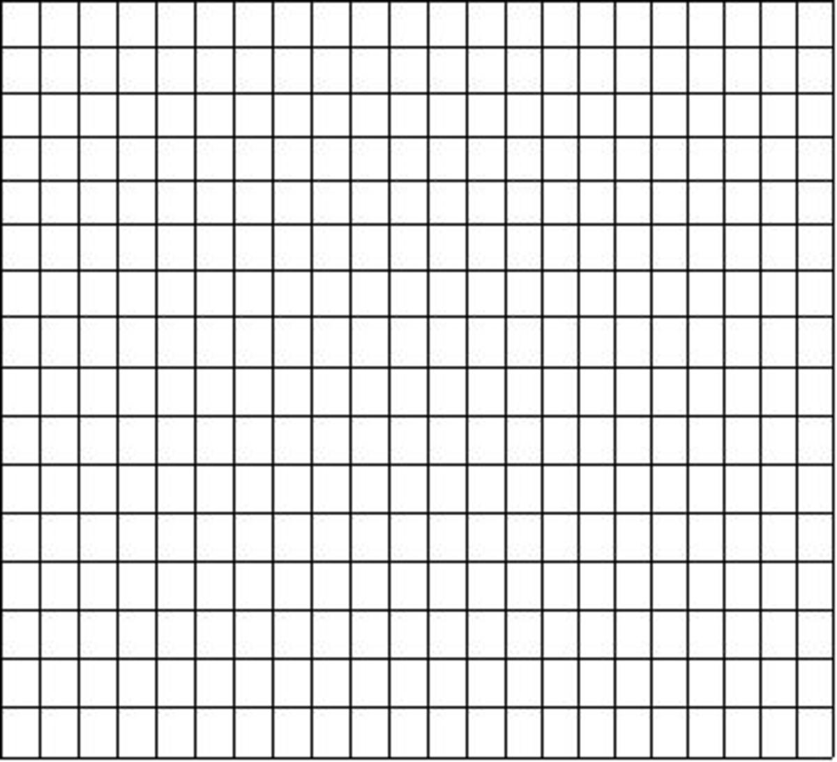 A simple grid is the start of a word search puzzle, also known as a seek and find.