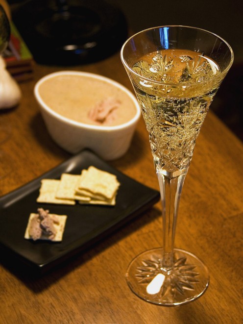 Champagne in a Flute Glass