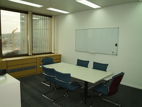 Simple meeting room where you can find yourself in an interview