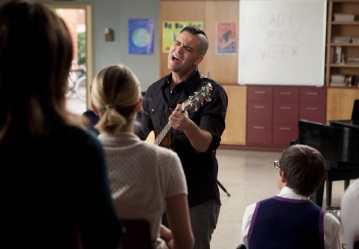 "Glee" uses the power of music to charm viewers. 