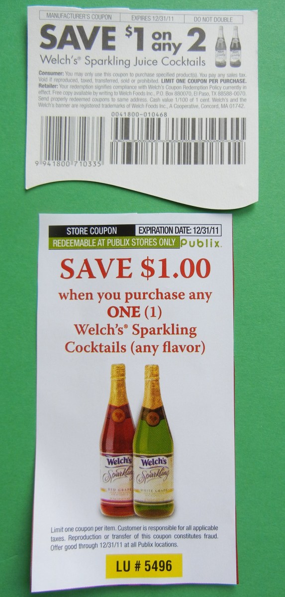 Some stores allow you to use a store coupon and a manufacturer's coupon together
