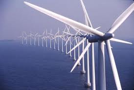 Off-Shore Wind Turbines on a Wind Farm