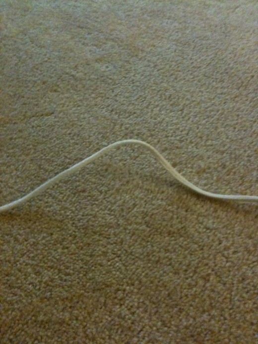Lay rope flat