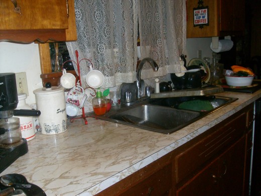 My now clean kitchen