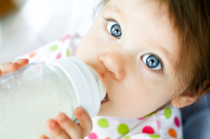Boil your baby bottles regularly to sterilize them so they are as free from bacteria and germs as possible before giving them to your child.