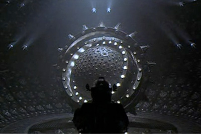 One of the creepiest sets in the movie.