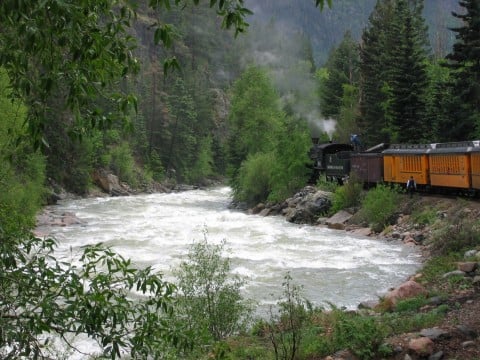 Photo taken from the Durango Silverton train- just holding the camera out the windo- scenery is amazing.