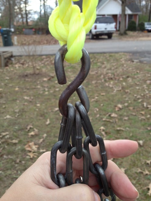 Gather the three chains to a point