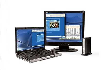 Connect your laptop to an external monitor for a larger display or to extend your digital workspace.