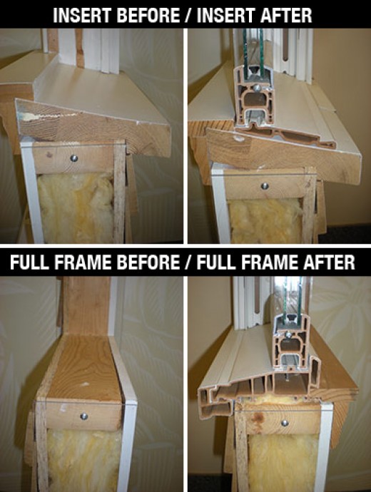 insert vs frame window replacement