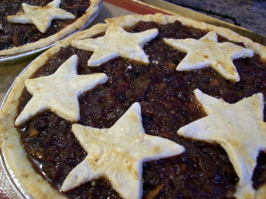 A starry kind of pie with ginger, cinnamon
