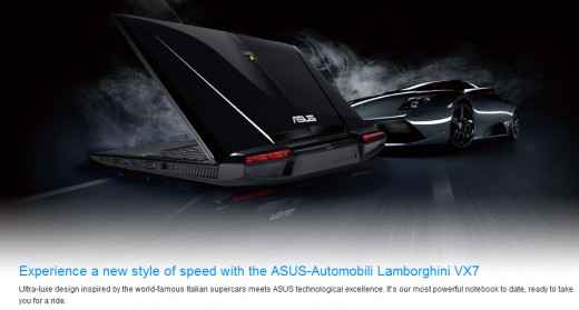 ASUS-Automobili Lamborghini VX7 Laptop/Notebook