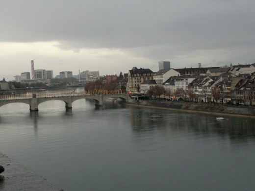 Basel River view, Switzerland