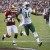 ew York Jets wide receiver Santonio Holmes celebrates his touchdown in front of Washington Redskins cornerback Josh Wilson during the second half of an NFL football game in Landover, Md., Sunday, Dec. 4, 2011. (AP Photo/Pablo Martinez Monsivais)