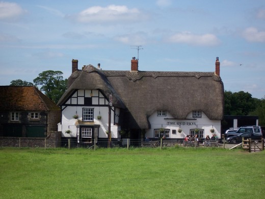 Red Lion Pub Across the Street from the Stones at Avebury