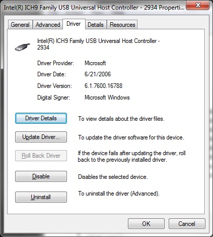 Try updating or rolling back the driver for your USB controller if your USB device isn't functioning properly.