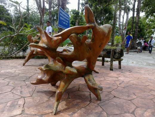 A kinda interesting chair in the grounds of the site