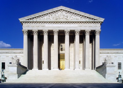 West face of the United States Supreme Court Building