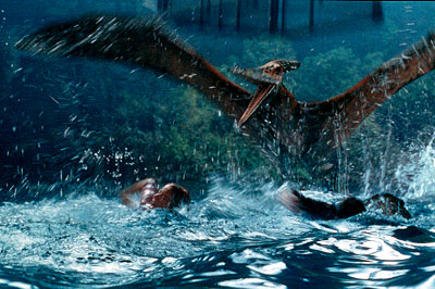 Are there any script-eaters in this film? Because I want to feed them the script for "Jurassic Park III".