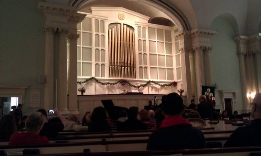 Jazz concert in the church.