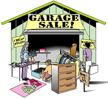 Ah, the weekend life. Gotta love the garage sales.