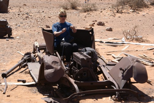 This vehicle looks about as bad as my hair do.  haha