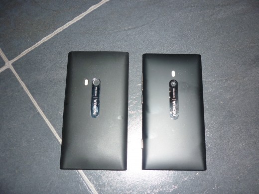 Two Polycarbonate phones, one naked one clothed !
