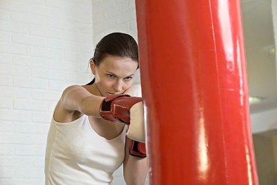 Punch it, jab it till all your frustration, anger and fears out...