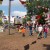 The paths are like streets with the the shops and restaurants lining them. The paths are like streets with the the shops and restaurants lining them.