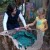 Grace waving her new magic fairy wand over the magic pool of water. Grace waving her new magic fairy wand over the magic pool of water.