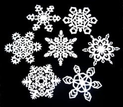 Winter Activities: Ways to Make Paper Snowflakes