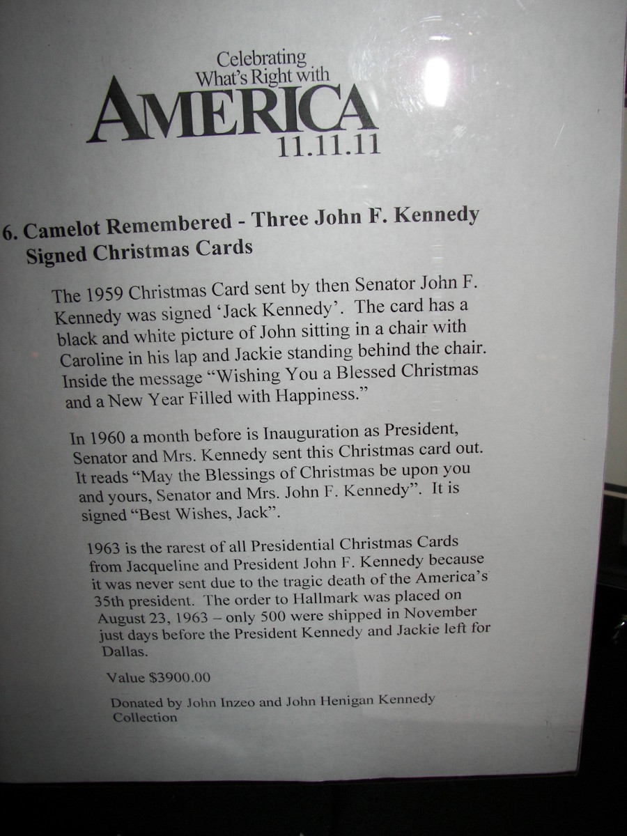 John F Kennedy Cards Never Sent - The Rarest Presidential Christmas Card Ever