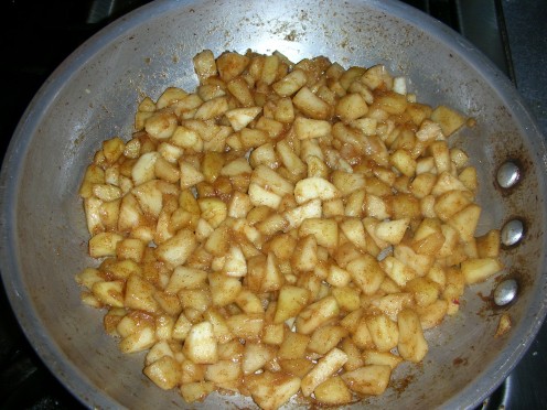 Sauteed apples