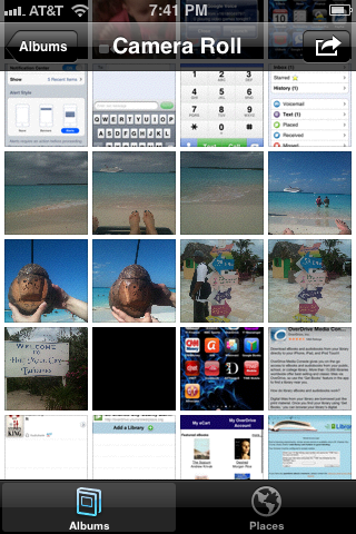 Navigate through where your pictures are located to get a rough idea what pictures you'll want to add to your new photo album.