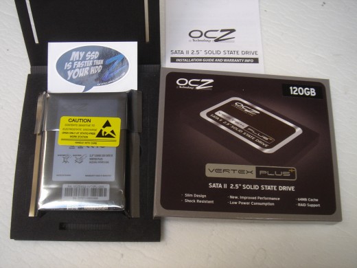 A 120GB SSD drive