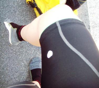 Part of being ready is having the bike shorts and socks to make for a happier experience.
