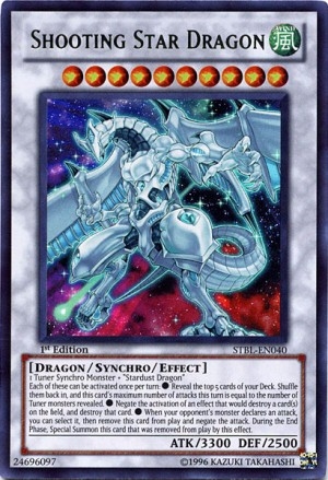 Shooting Star Dragon Card. This card can be traded online. 