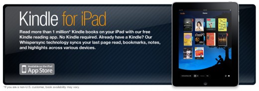 Kindle Application for the iPad