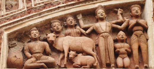 Terracotta figurines (From Krishna Leela)