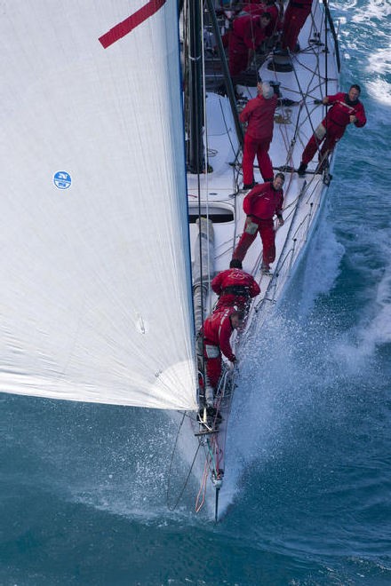 Wild Oats. Wild Oats XI has never been better prepared for a start of the Rolex Sydney Hobart race. She will carry a new, high-tech metallic-looking mainsail that holds its shape as if it was a rigid wing. This sail is 30 square metres larger at the 