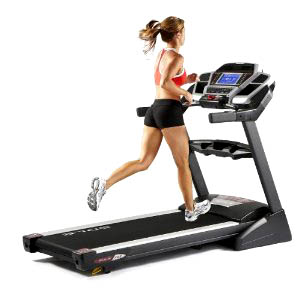 Working out on a Sole treadmill
