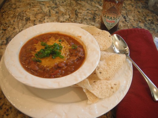 Hearty and healthy #1 Texas Chili.