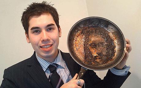 Jesus in a frying pan