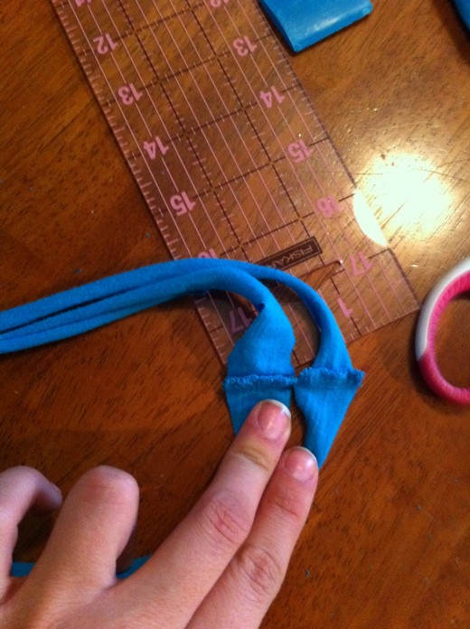 Here are those seams I was talking about. Make sure they are all stacked on top of each other. You will cover them in Part 3.